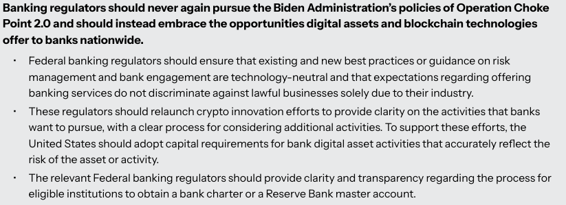 us-crypto-report-to-lead-bitcoin-hyper-attention  US crypto report on banking reform.